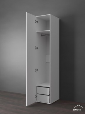 Шкаф Linnea MHR-1PO-3 2050х400х510 (Белый-М 11.1.2) в Ишиме - ishim.mebel24.online | фото 4