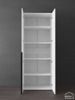 Шкаф Linnea MHR-2-2 2050х800х510 (Белый-М 11.1.2) в Ишиме - ishim.mebel24.online | фото 4