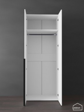 Шкаф Linnea MHR-2 2050х800х510 (Белый-М 11.1.1) в Ишиме - ishim.mebel24.online | фото 4