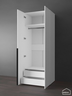 Шкаф Linnea MHR-2-3 2050х800х510 (Белый-М 11.1.1) в Ишиме - ishim.mebel24.online | фото 5
