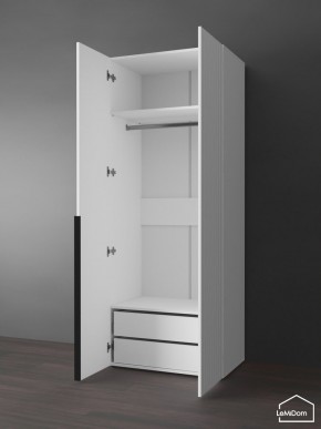 Шкаф Linnea MHR-2-3 2050х800х510 (Белый-М 11.1.1) в Ишиме - ishim.mebel24.online | фото 6