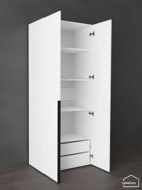 Шкаф Linnea MHR-2-4 2050х800х510 (Белый-М 11.1.2) в Ишиме - ishim.mebel24.online | фото 6