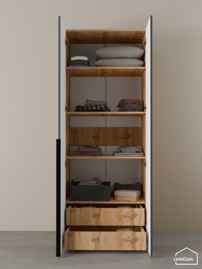 Шкаф Linnea MHR-2-4 2050х800х510 (ДВ-М 11.1.25) в Ишиме - ishim.mebel24.online | фото 6
