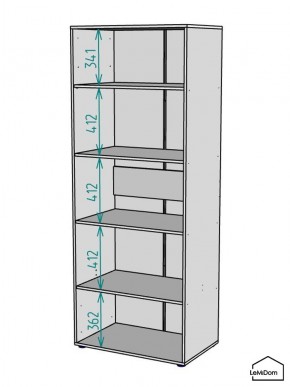 Шкаф Linnea MHR-2PO-2 2050х800х510 (Белый-М 11.1.2) в Ишиме - ishim.mebel24.online | фото 3