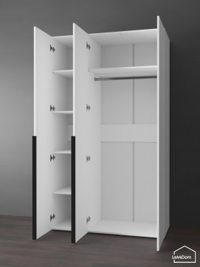 Шкаф Linnea MHR-3-1 2050х1200х510 (Белый-М 11.1.2) в Ишиме - ishim.mebel24.online | фото 5