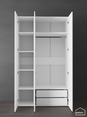 Шкаф Linnea MHR-3PO-2 2050х1200х510 (Белый-М 11.1.1) в Ишиме - ishim.mebel24.online | фото 6