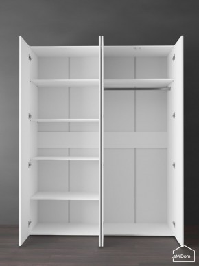 Шкаф Linnea MHR-4PO-1 2050х1600х510 (Белый-М 11.1.2) в Ишиме - ishim.mebel24.online | фото 4