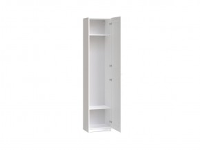 Шкаф МАКС однодверный узкий, цвет белый в Ишиме - ishim.mebel24.online | фото 2