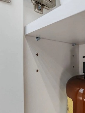 Шкаф навесной для ванной MH8-MA 600х750 (Белый-М 10.1.1) Белый глянец в Ишиме - ishim.mebel24.online | фото 6