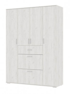 Шкаф Нельсон ШК-03 (Дуб Крафт белый/Дуб Крафт белый) в Ишиме - ishim.mebel24.online | фото 4