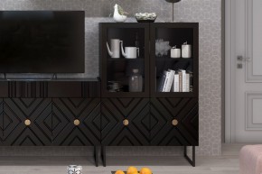 Шкаф низкий (2 стеклодвери) Марсель в Ишиме - ishim.mebel24.online | фото 3