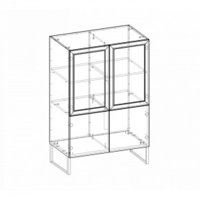 Шкаф низкий (2 стеклодвери) Марсель в Ишиме - ishim.mebel24.online | фото 8
