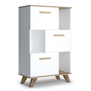 Шкаф низкий с нишами Вега Скандинавия в Ишиме - ishim.mebel24.online | фото 1