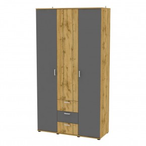 Шкаф Ольга H57 (ДВ-Графит) в Ишиме - ishim.mebel24.online | фото