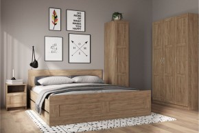 Шкаф ПЕГАС однодверный с рамочным фасадом, цвет Дуб Сонома в Ишиме - ishim.mebel24.online | фото 4