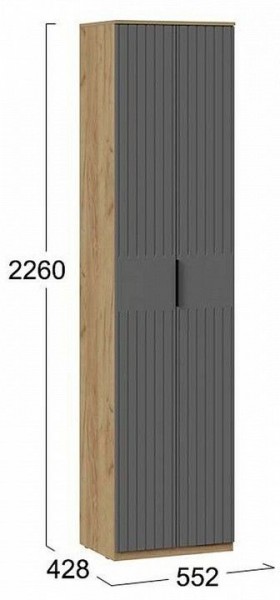 Шкаф платяной Хилтон Исп. 2 в Ишиме - ishim.mebel24.online | фото 6
