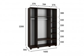 Шкаф платяной Монблан МБ-25К в Ишиме - ishim.mebel24.online | фото 9