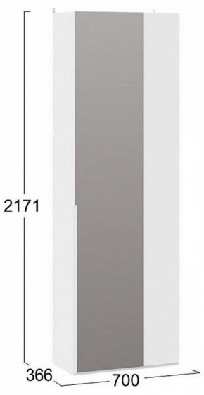Шкаф платяной Порто СМ-393.07.232 в Ишиме - ishim.mebel24.online | фото 4