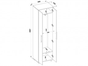 Шкаф платяной ШО-1 в Ишиме - ishim.mebel24.online | фото 3