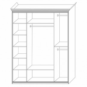 Шкаф распашной четырехдверный с зеркалами Неаполь в Ишиме - ishim.mebel24.online | фото 4