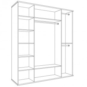Шкаф распашной четырехдверный с зеркалами Парма Нео в Ишиме - ishim.mebel24.online | фото 10