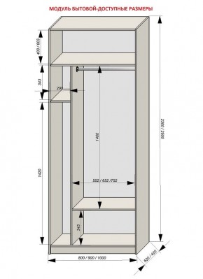 Шкаф распашной серия «ЗЕВС» (PL3/С1/PL2) в Ишиме - ishim.mebel24.online | фото 11