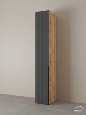 Шкаф с антресолью Linnea MHR-1A-1 2450х400х510 (ДВ-М 11.1.25) в Ишиме - ishim.mebel24.online | фото 5