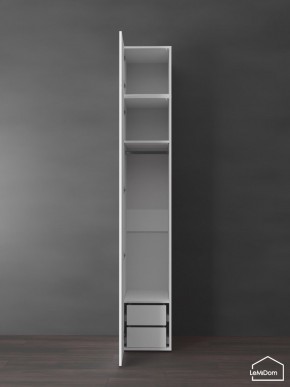 Шкаф с антресолью Linnea MHR-1POA-3 2450х400х510 (Белый-М 11.1.1) в Ишиме - ishim.mebel24.online | фото 5