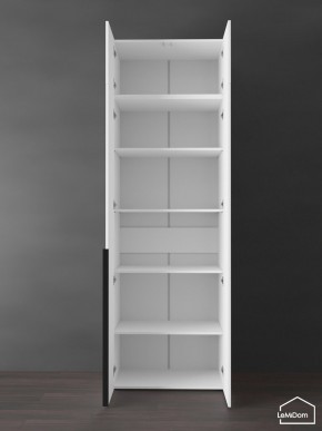 Шкаф с антресолью Linnea MHR-2A-2 2450х800х510 (Белый-М 11.1.1) в Ишиме - ishim.mebel24.online | фото 4