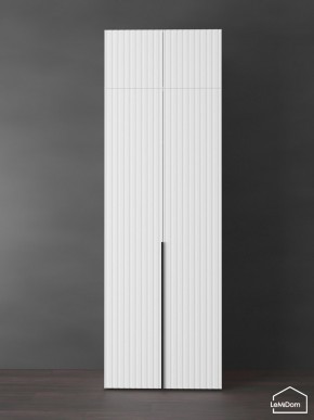 Шкаф с антресолью Linnea MHR-2A-2 2450х800х510 (Белый-М 11.1.1) в Ишиме - ishim.mebel24.online | фото 5