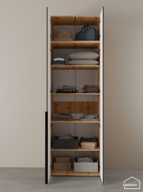 Шкаф с антресолью Linnea MHR-2A-2 2450х800х510 (ДВ-М 11.1.25) в Ишиме - ishim.mebel24.online | фото 4