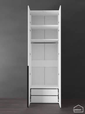 Шкаф с антресолью Linnea MHR-2A-3 2450х800х510 (Белый-М 11.1.1) в Ишиме - ishim.mebel24.online | фото 6