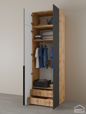 Шкаф с антресолью Linnea MHR-2A-3 2450х800х510 (ДВ-М 11.1.25) в Ишиме - ishim.mebel24.online | фото 5