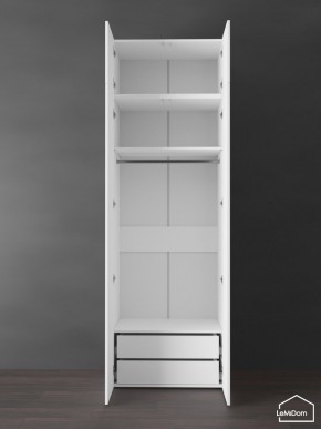 Шкаф с антресолью Linnea MHR-2POA-3 2450х800х510 (Белый-М 11.1.1) в Ишиме - ishim.mebel24.online | фото 5