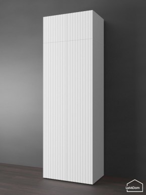 Шкаф с антресолью Linnea MHR-2POA-4 2450х800х510 (Белый-М 11.1.2) в Ишиме - ishim.mebel24.online | фото
