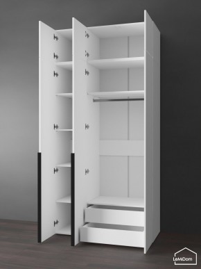 Шкаф с антресолью Linnea MHR-3A-2 2450х1200х510 (Белый-М 11.1.2) в Ишиме - ishim.mebel24.online | фото 5
