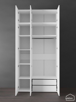 Шкаф с антресолью Linnea MHR-3POA-2 2450х1200х510 (Белый-М 11.1.2) в Ишиме - ishim.mebel24.online | фото 6