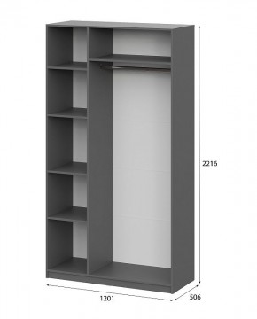 Шкаф ШК-5 (1200) Графит серый в Ишиме - ishim.mebel24.online | фото 5