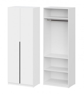 Шкаф ШК-5 + 2 полки (800) Белый текстурный в Ишиме - ishim.mebel24.online | фото