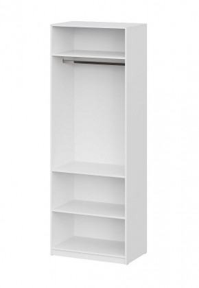 Шкаф ШК-5 + 2 полки (800) Белый текстурный в Ишиме - ishim.mebel24.online | фото 3