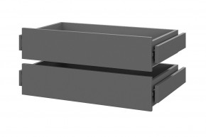 Шкаф ШК-5 + 4 полки + ящики (800) Графит в Ишиме - ishim.mebel24.online | фото 2