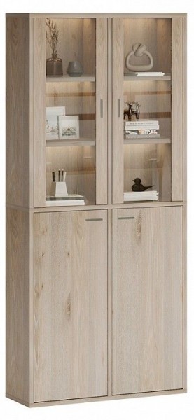 Шкаф-витрина Домино СУ(ш2в2)+2ФС+2ФГ в Ишиме - ishim.mebel24.online | фото 2