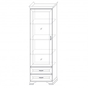 Шкаф-витрина Сиена в Ишиме - ishim.mebel24.online | фото 6
