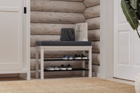 Скамья 85х50 Кантри для обуви белая в Ишиме - ishim.mebel24.online | фото 4