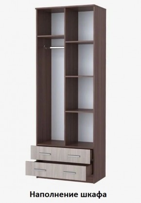 СОФИЯ Шкаф Дуэт 2-х створчатый с 2-мя ящиками (венге/дуб белфорт) в Ишиме - ishim.mebel24.online | фото 2