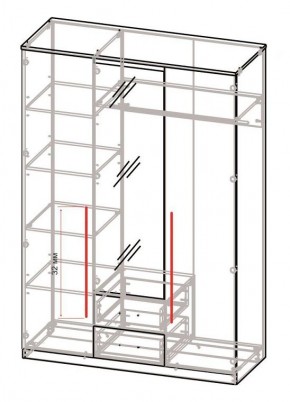 Спальный гарнитур Роксана (модульный) ЯШС в Ишиме - ishim.mebel24.online | фото 5