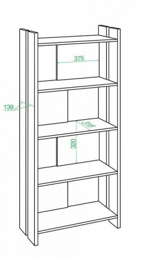 Стеллаж Домино Лайт СТЛ-ОВ в Ишиме - ishim.mebel24.online | фото 2