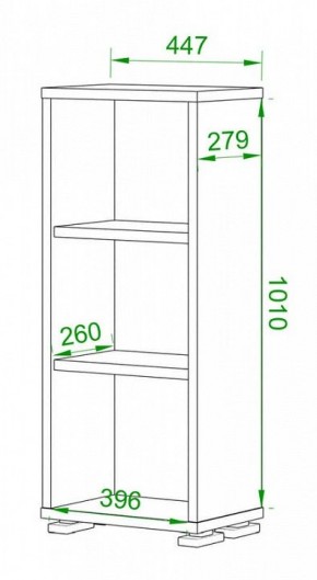 Стеллаж Домино нельсон ПУ-10-1 в Ишиме - ishim.mebel24.online | фото 2