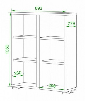 Стеллаж Домино нельсон ПУ-50-1 в Ишиме - ishim.mebel24.online | фото 2