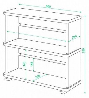 Стеллаж Домино СБ-25/2 в Ишиме - ishim.mebel24.online | фото 3